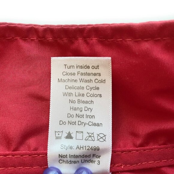 Balera Dancewear Adult Performance Full Zip Jacket Relaxed Fit Red - Picture 12 of 12